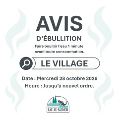 Avis d’ébullition préventif
