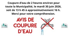 COUPURE D'EAU