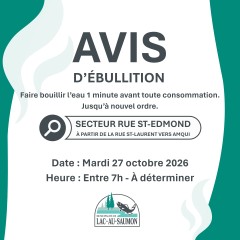 Avis d’ébullition préventif 