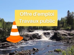 Venez-vous joindre à nous! Poste de journalier au travaux public